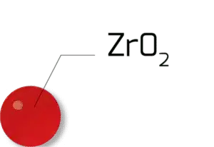 Schéma de la bille ZrO2