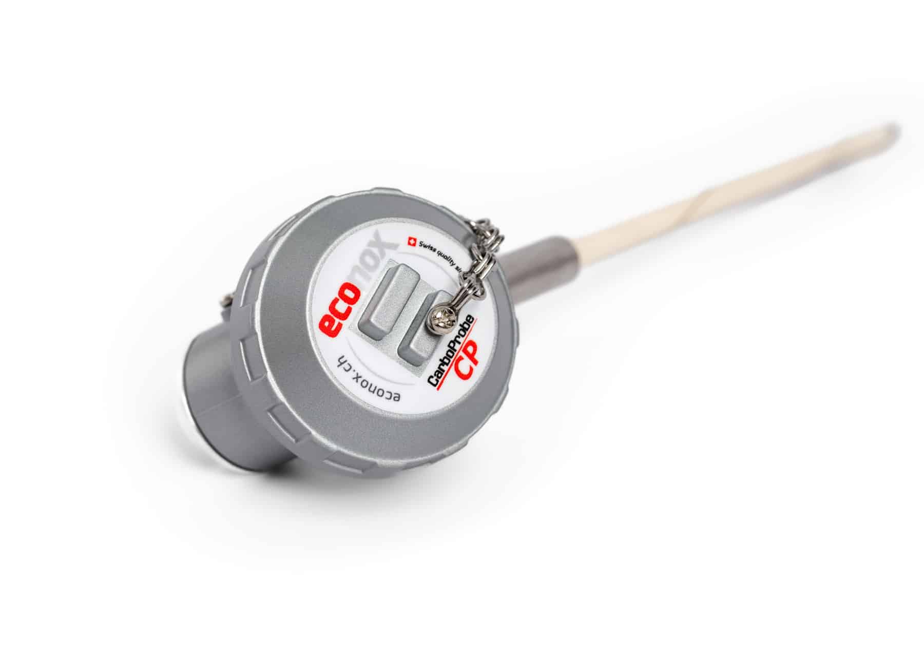 Sonde à oxygène CarboProbe CP, tête et étiquette d'identification