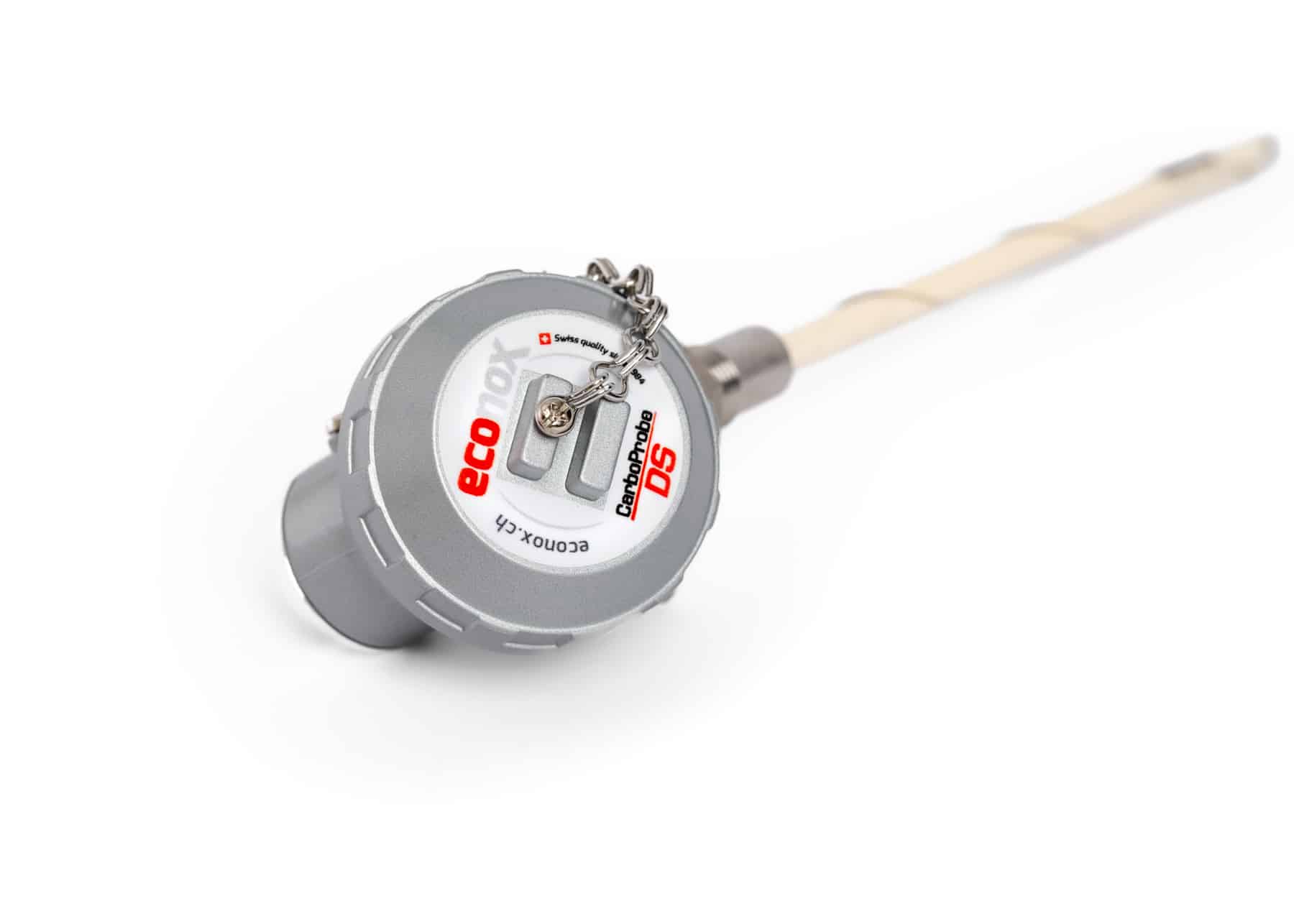 Sonde à oxygène CarboProbe DS, tête et étiquette d'identification