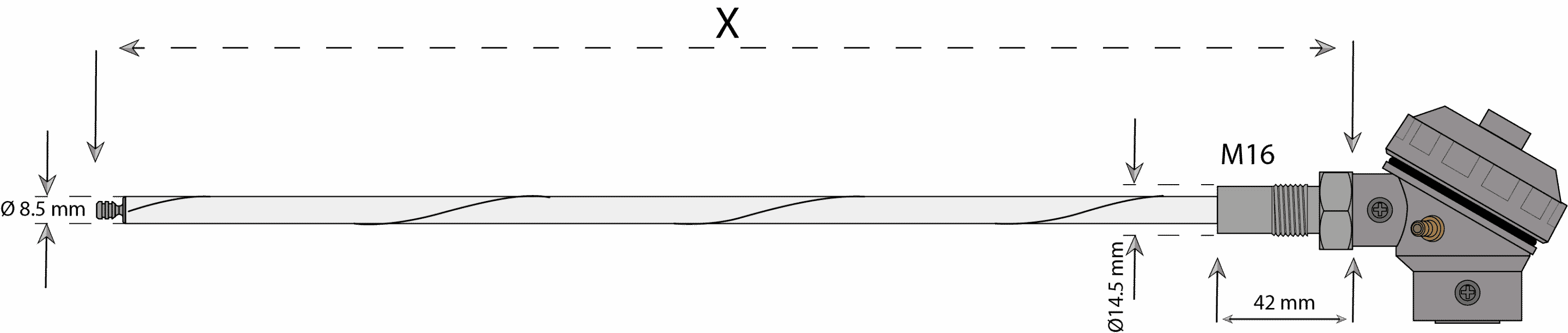 DS M16 Dimensions