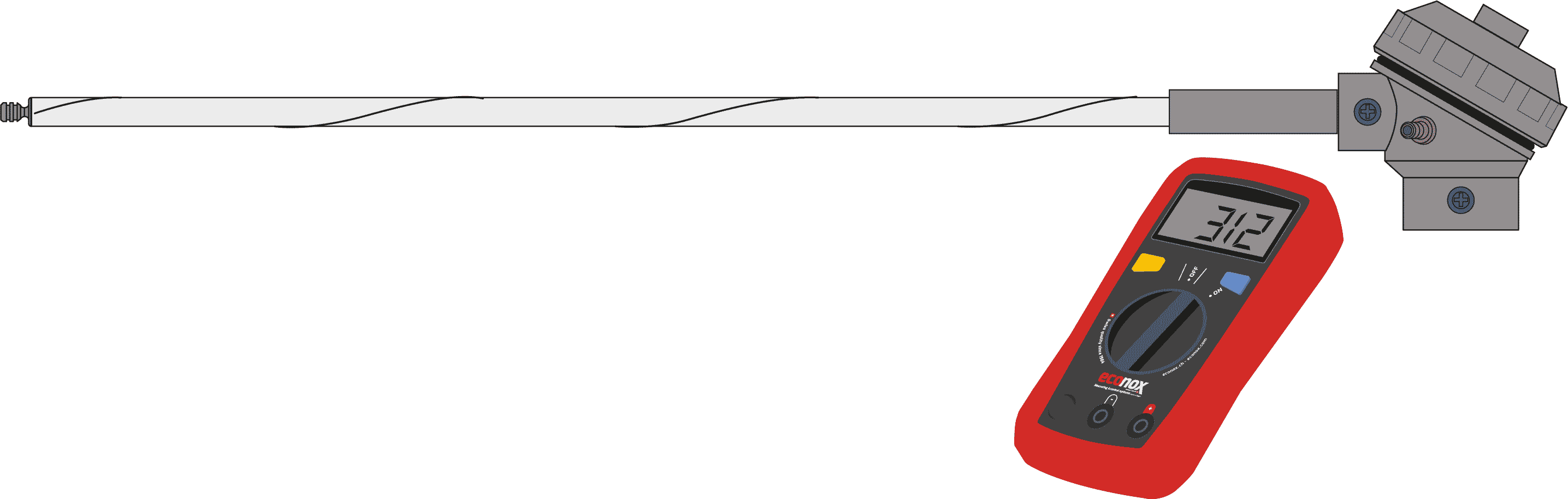Sonde à oxygène CarboProbe CP pour potiers Sonde à oxygène CarboProbe CP pour potiers